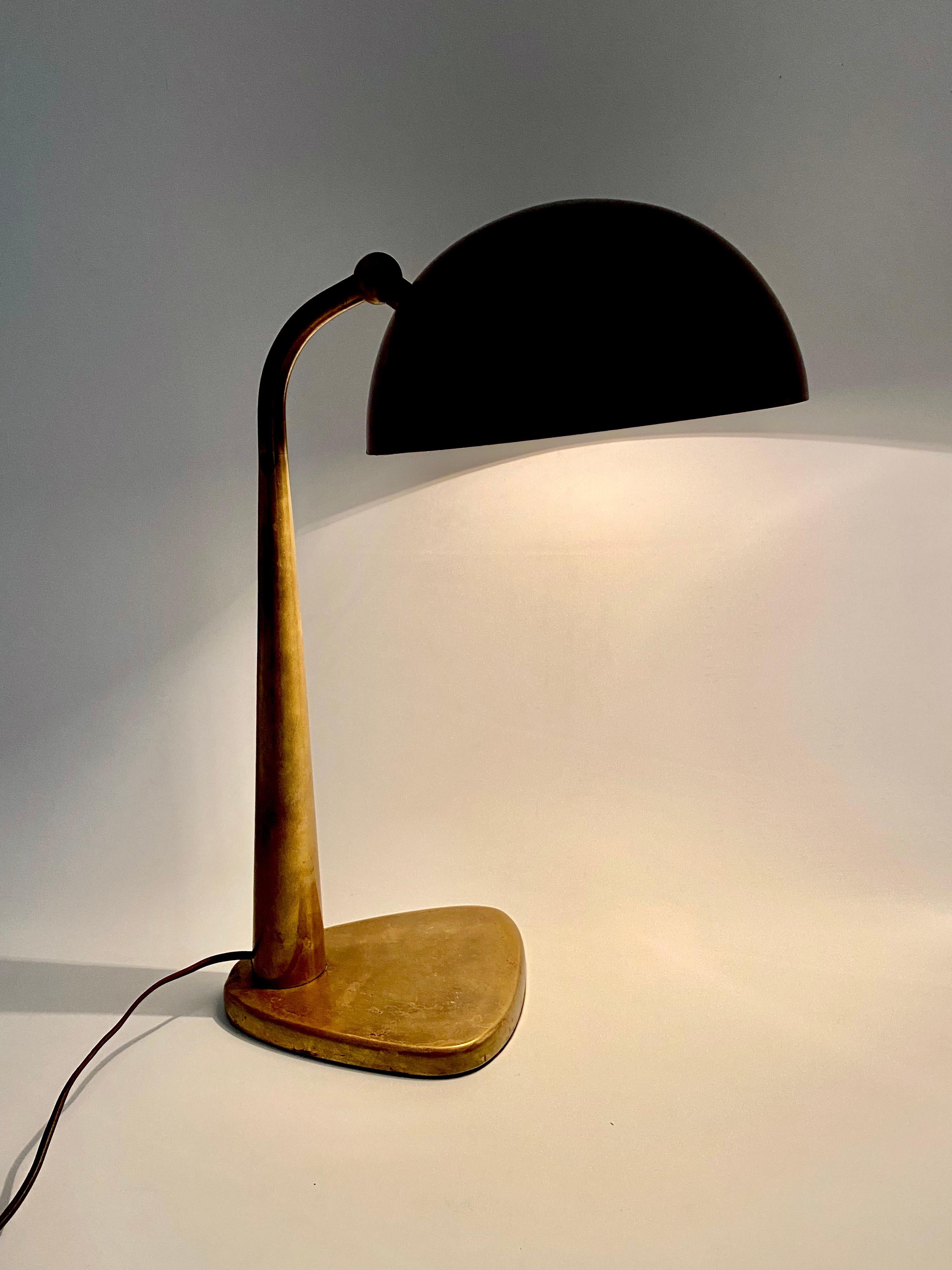 Midcentury Rare Executive Desk Lamp, Stilnovo Milan, Italy, circa 1950 8