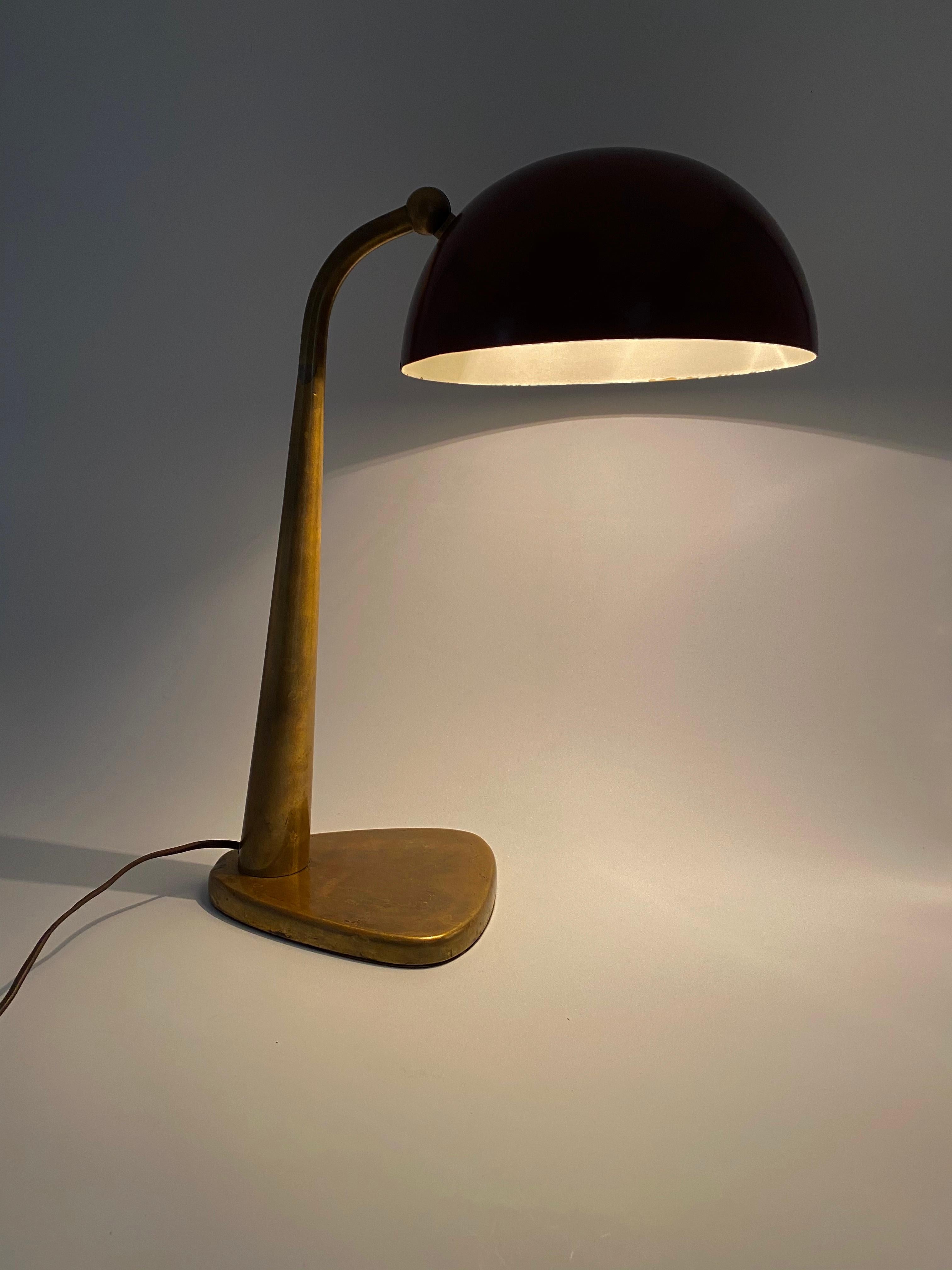 Midcentury Rare Executive Desk Lamp, Stilnovo Milan, Italy, circa 1950 9