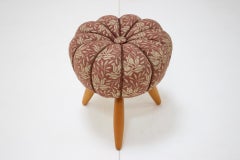 Mid-Century  Stool / Tabouret in the Style of Jindřich Halabala, 1958
