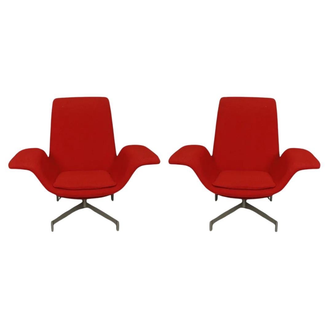 Mid-Century Rare Hbf Lounge Office Chairs 1960's