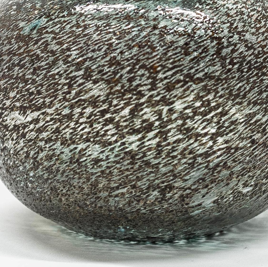 Hand-Crafted Midcentury Rare Norwegian Glass Vase by Arne Lindaas