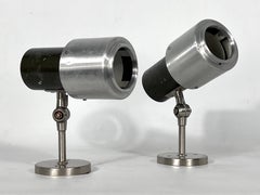 Mid-Century Rare Pair of Stilnovo Adjustable Sconces or Spotlights, Italy 1950