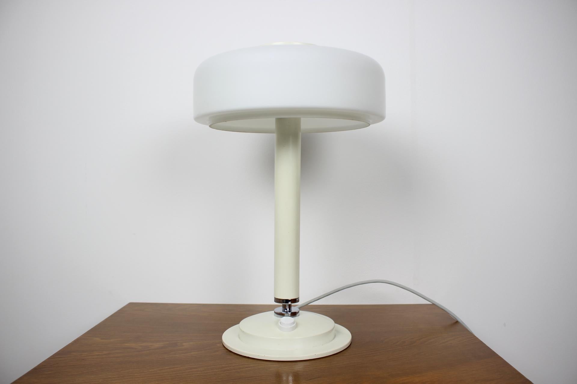 Czech Midcentury Rare Table Lamp by Napako, 1960s For Sale