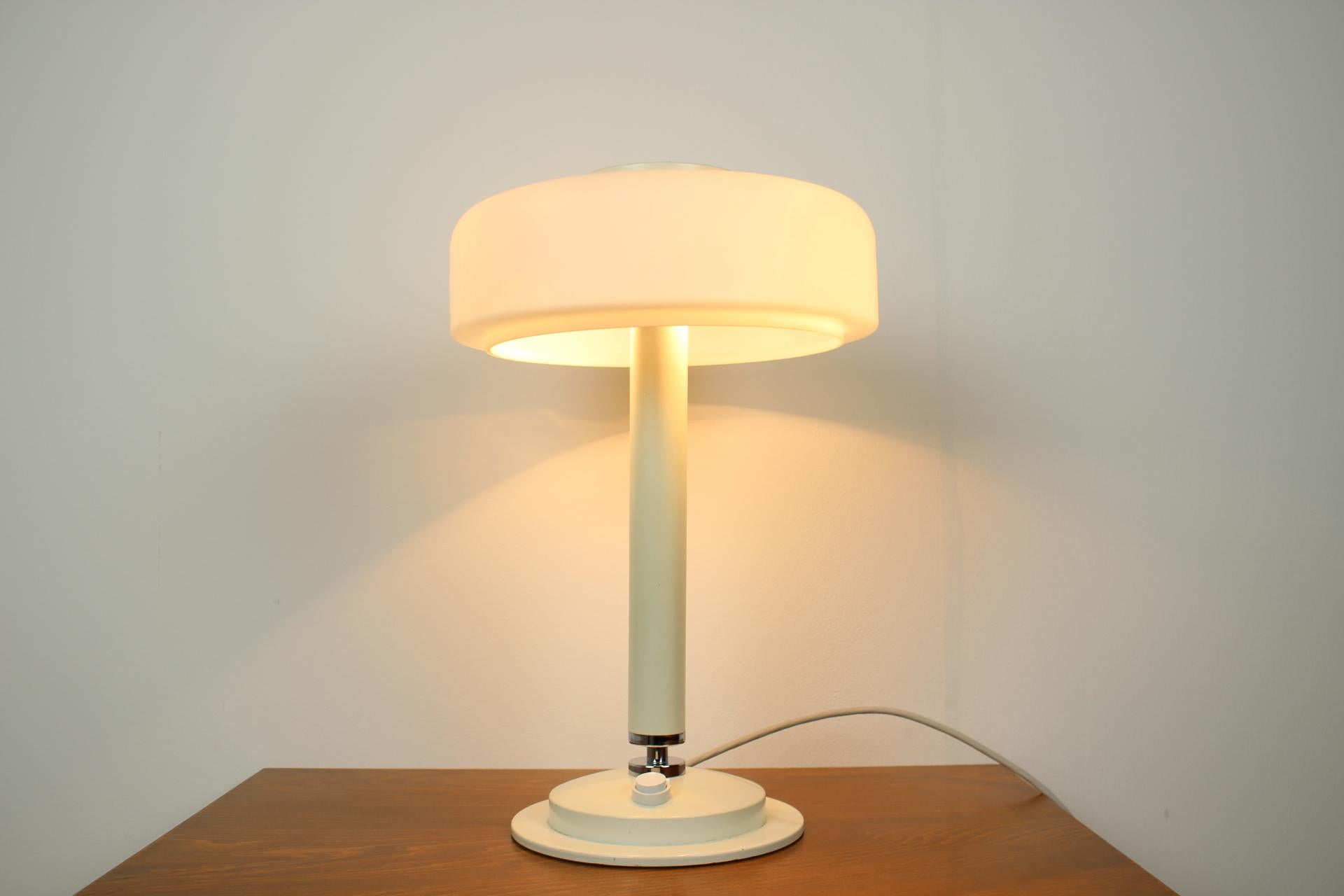 Mid-20th Century Midcentury Rare Table Lamp by Napako, 1960s For Sale