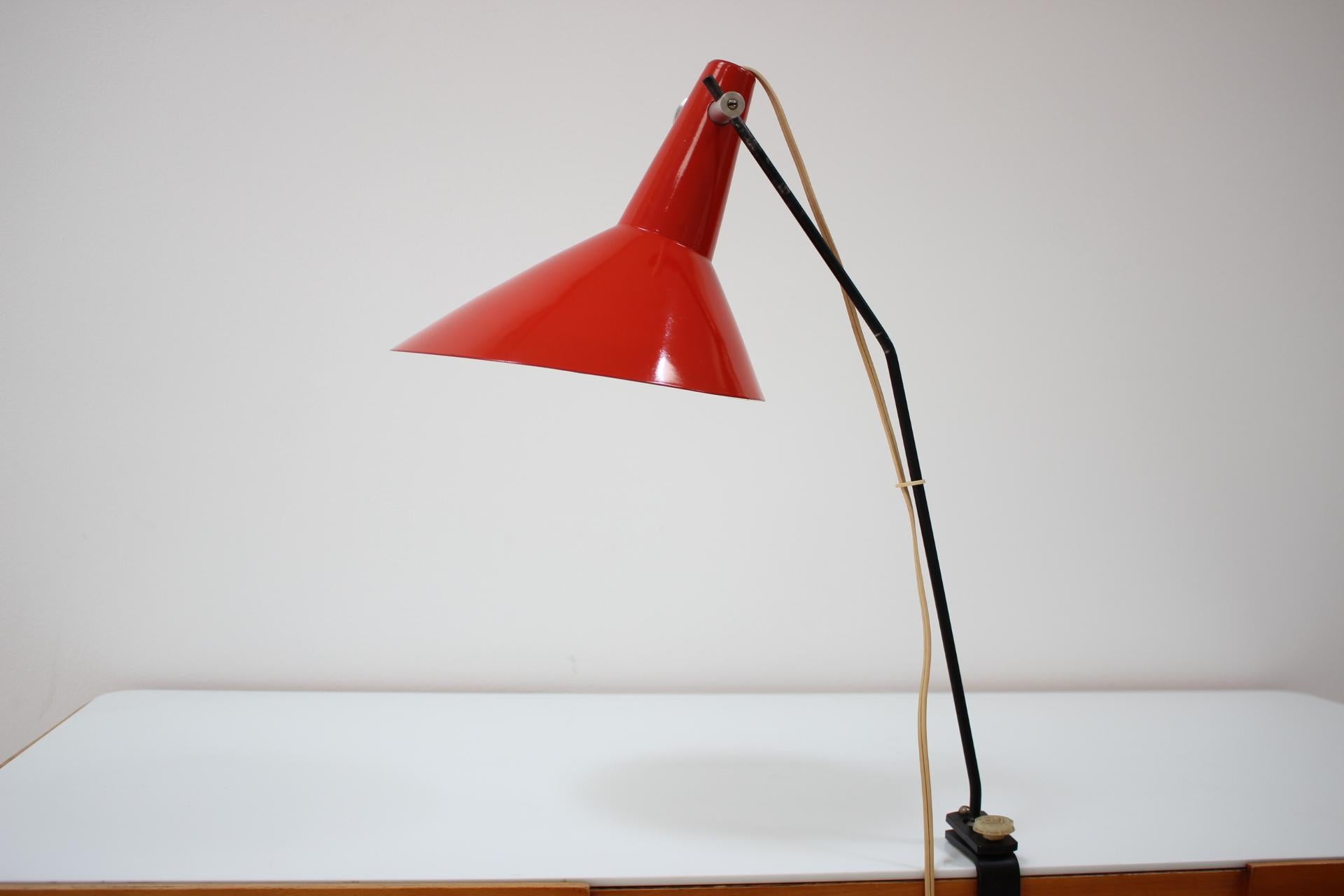Mid-Century Rare Table Lamp Designed by Josef Hurka for Kovona, 1960s For Sale 3