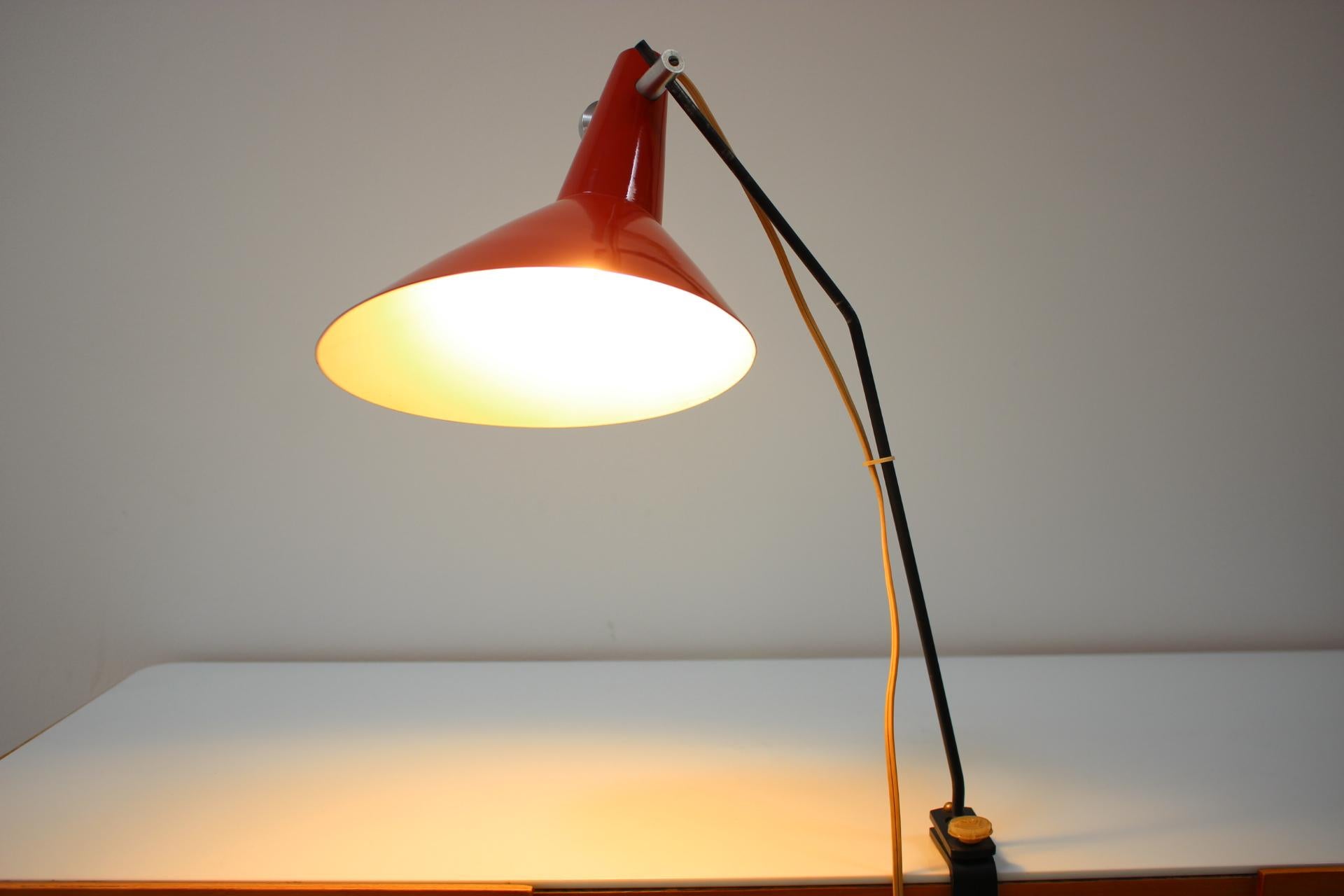 Mid-Century Rare Table Lamp Designed by Josef Hurka for Kovona, 1960s For Sale 4