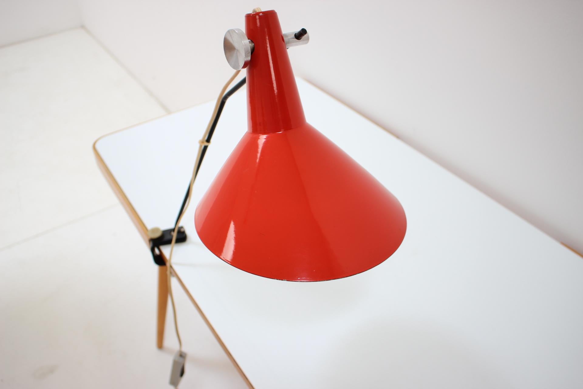 Mid-Century Modern Mid-Century Rare Table Lamp Designed by Josef Hurka for Kovona, 1960s For Sale
