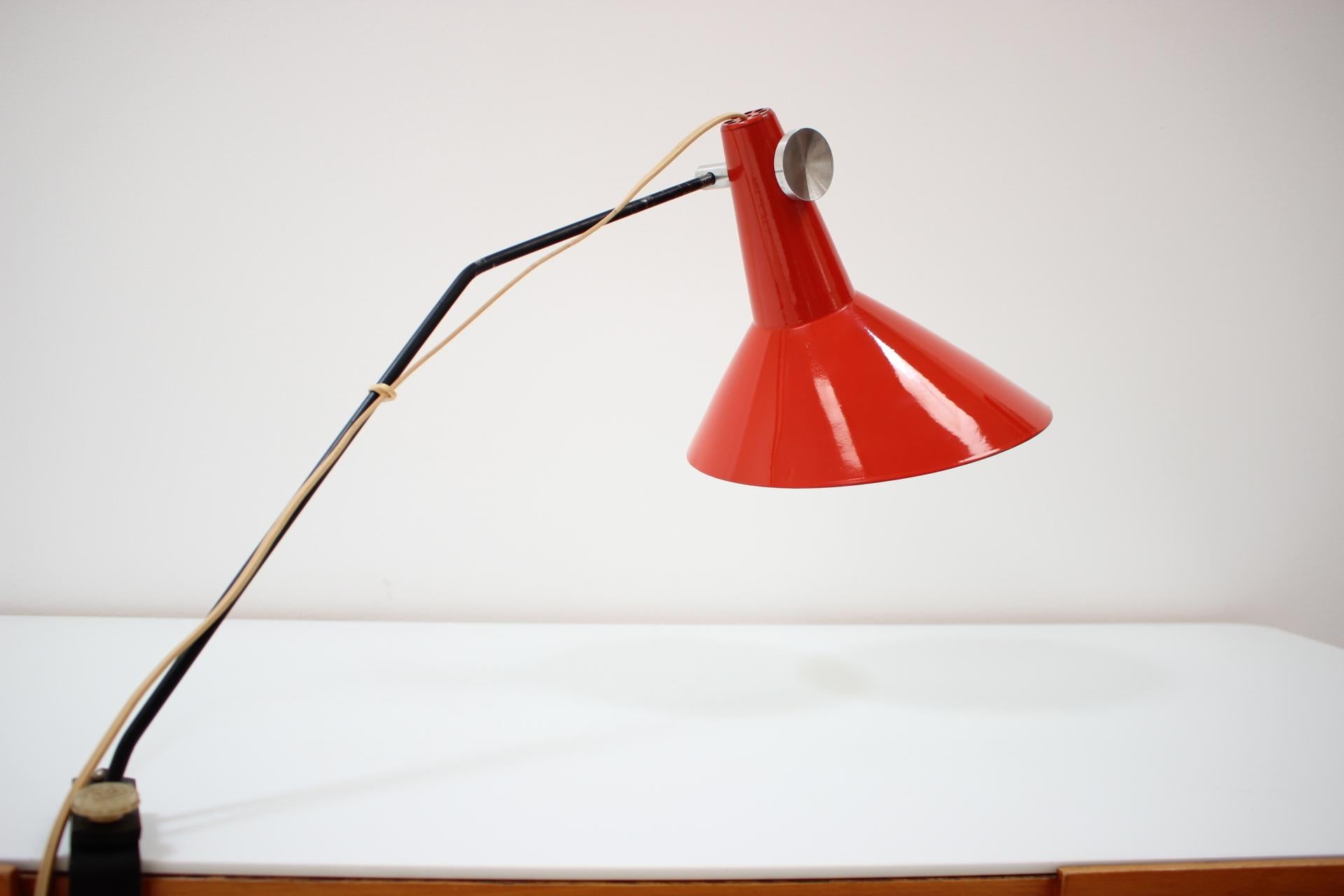 Mid-20th Century Mid-Century Rare Table Lamp Designed by Josef Hurka for Kovona, 1960s For Sale