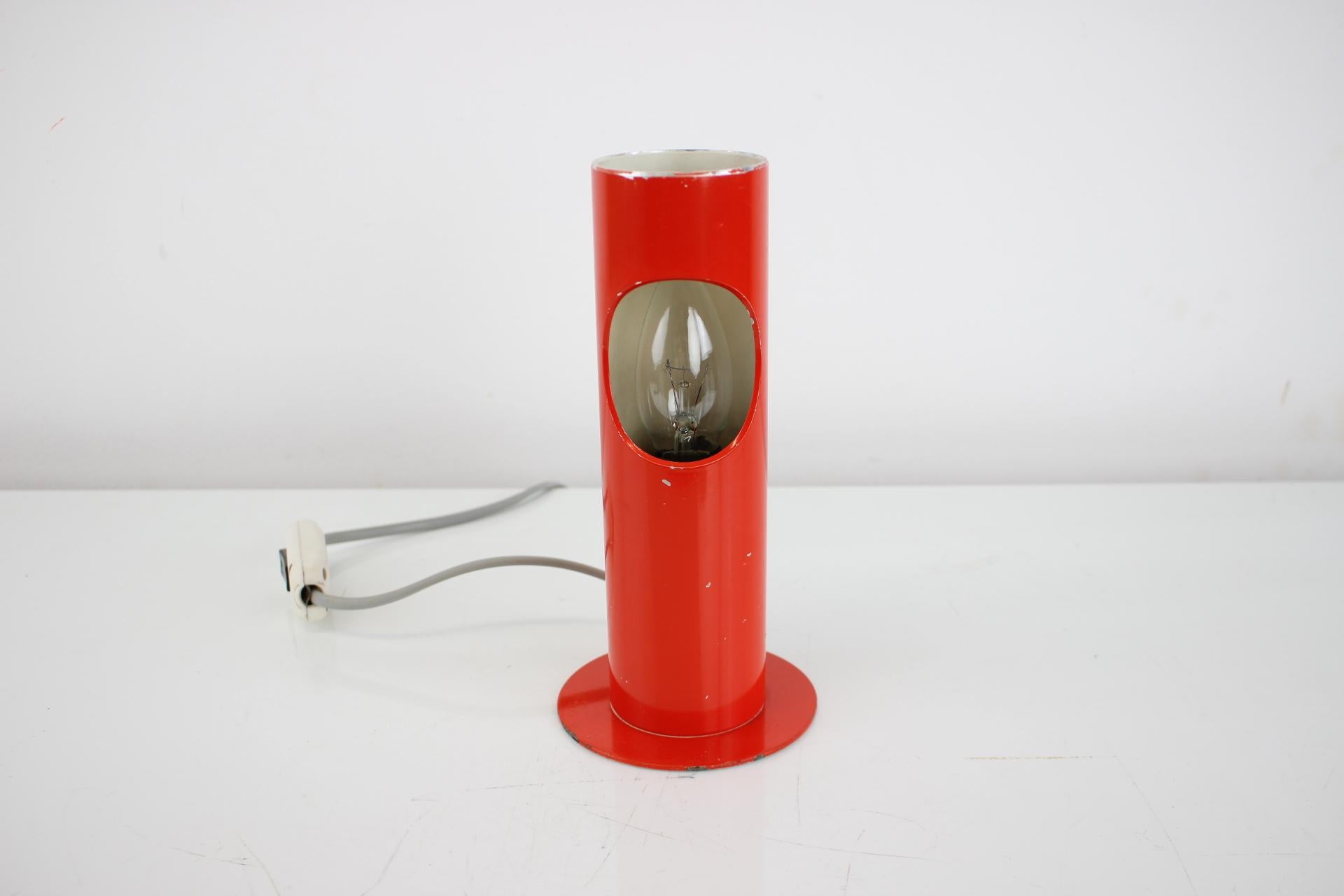 Mid-Century Modern  Mid-Century Rare Table Lamp Napako, Josef Hurka, 1970s For Sale