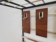 Mid-Century Rare Wall Coat Rack, Germany, 1970s