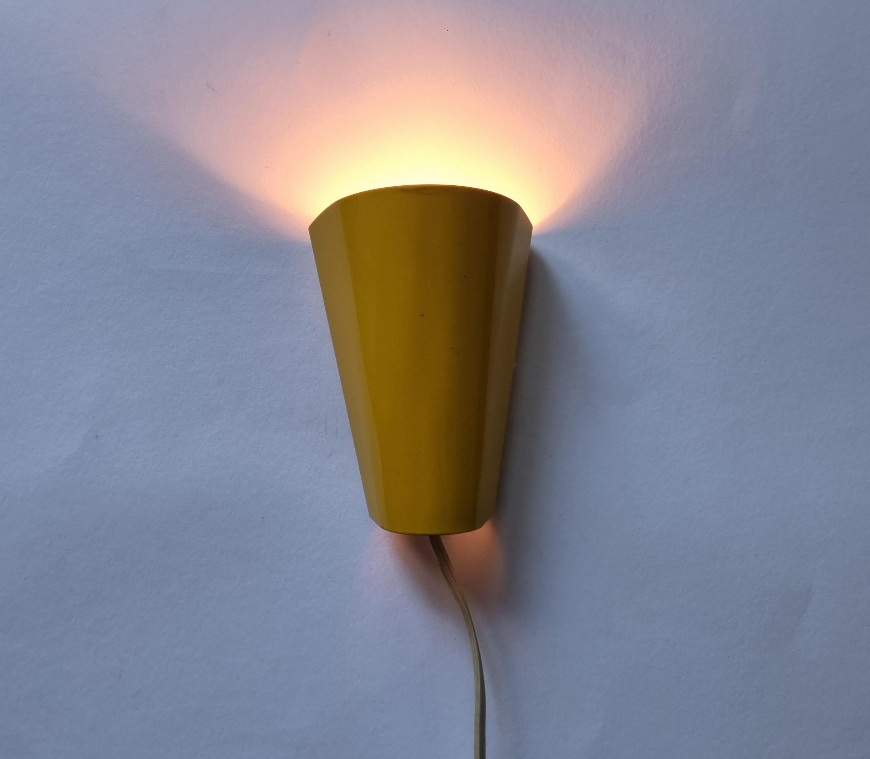 Mid Century Rare Wall Lamp Lidokov, Designed by Josef Hurka, 1960s In Good Condition In Praha, CZ