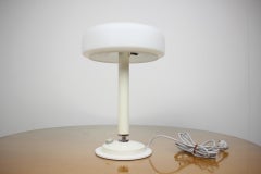 Midcentury Rare White Table Lamp or Napako, 1960s