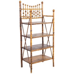 Mid Century Rattan Boho Display Console