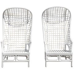 Midcentury Rattan Chairs