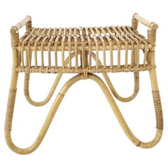 Mid-Century Rattan Chairs or Footstool, 1960's