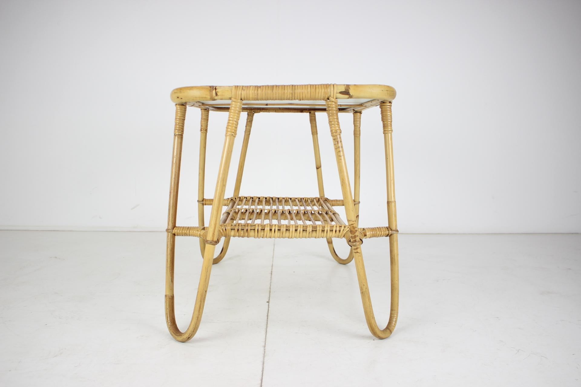 Mid-Century Rattan Coffee Table, 1960's For Sale 1