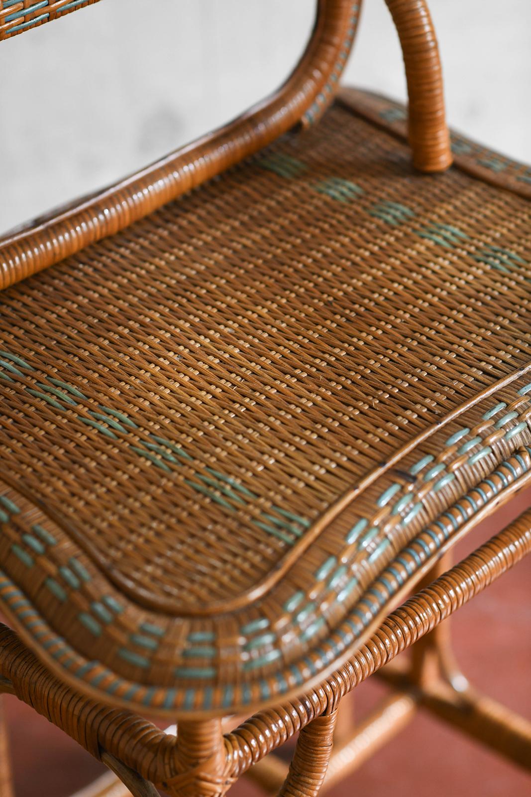 Mid-Century rattan dressing table 3