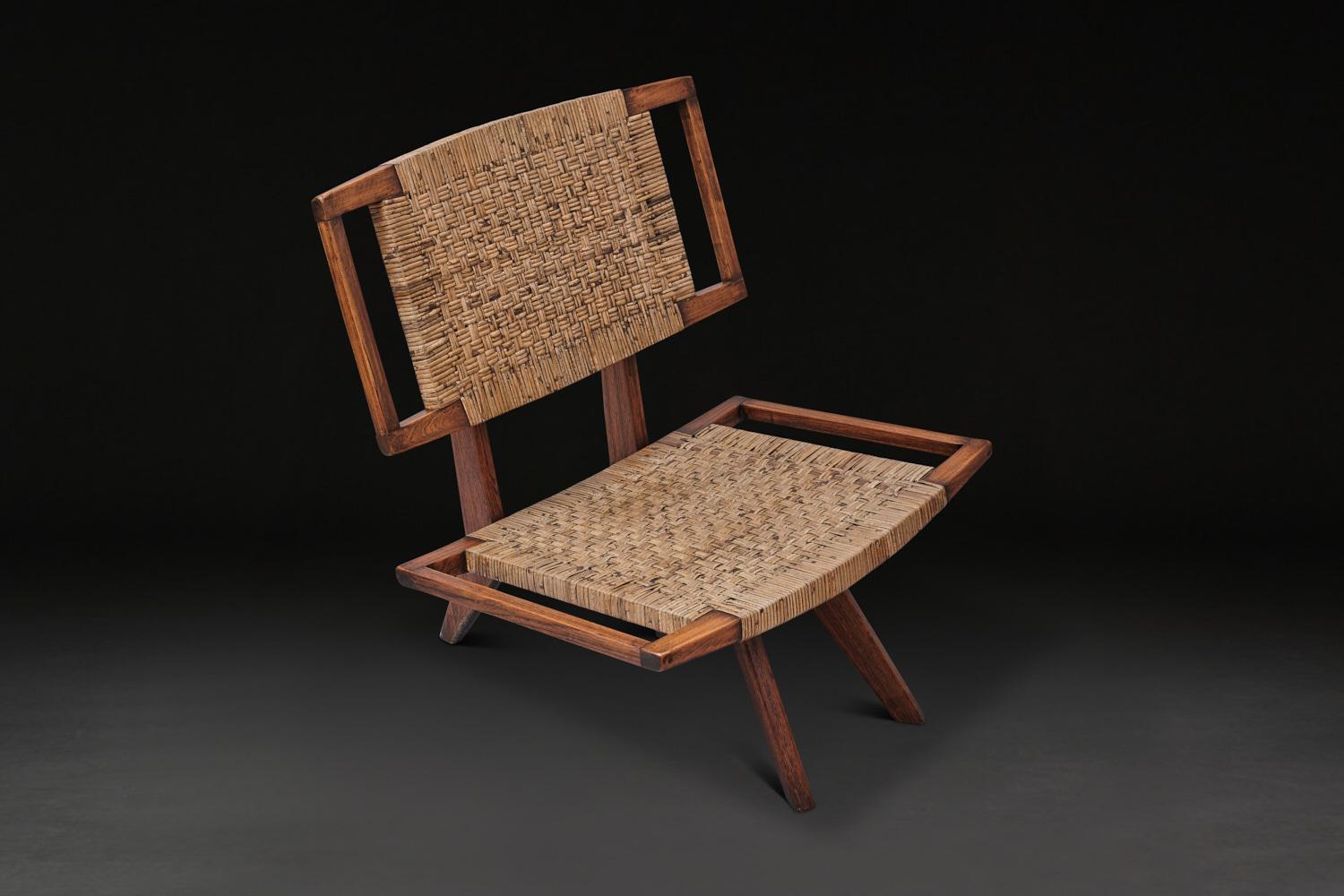 Mid Century Rattan Lounge chairs attr. to Paul László for Glenn of California In Good Condition In Vienna, AT