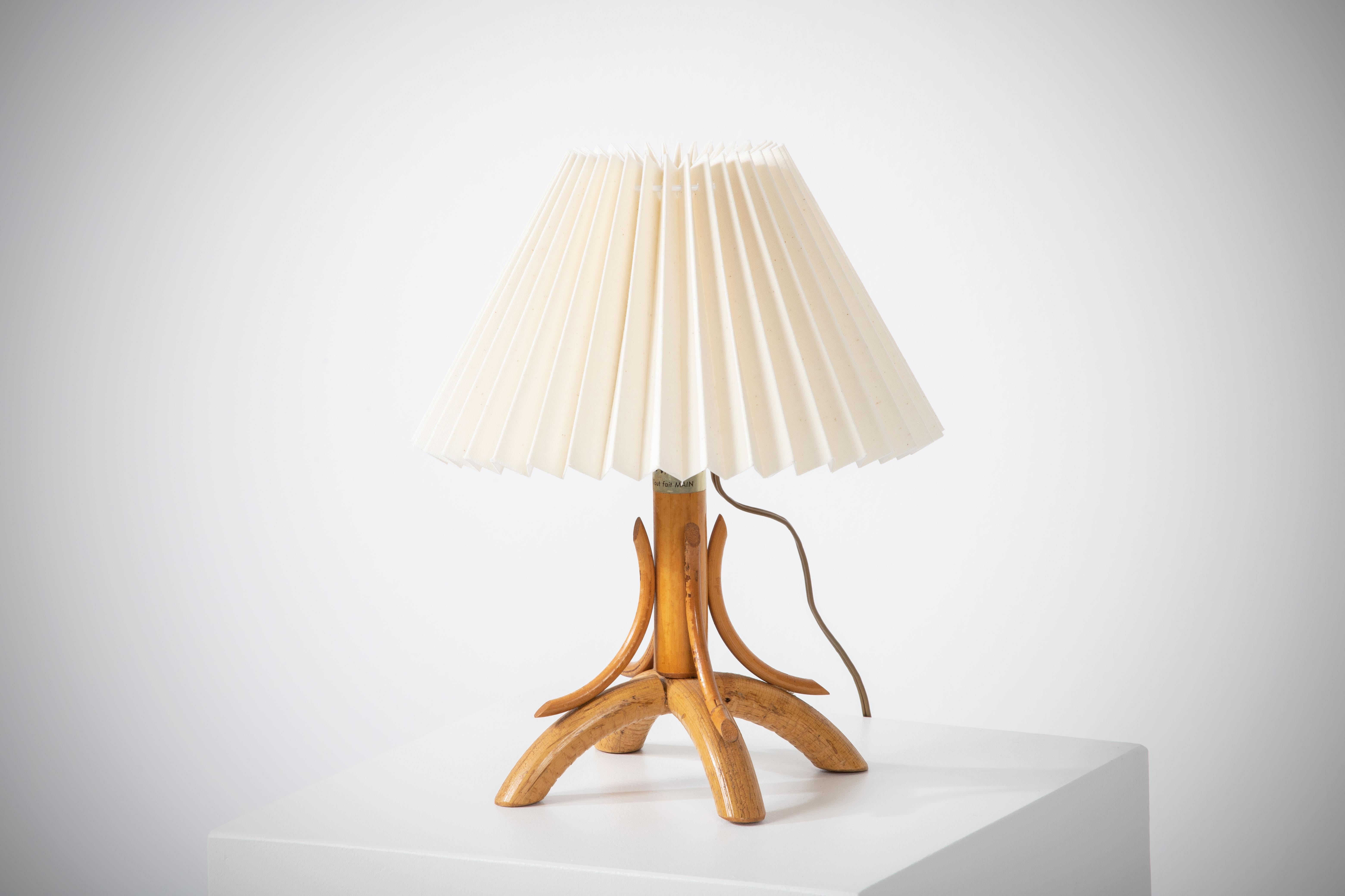 Mid-Century Modern Midcentury Rattan Table Lamp, France, 1960