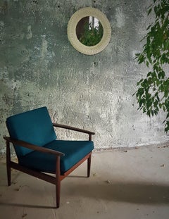 Mid-Century-Wandspiegel aus Rattan, Korbweide und Bambus, Italien 1960er Jahre