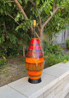 Raymor Keramiklampe aus der Mitte des Jahrhunderts, ca. 1960