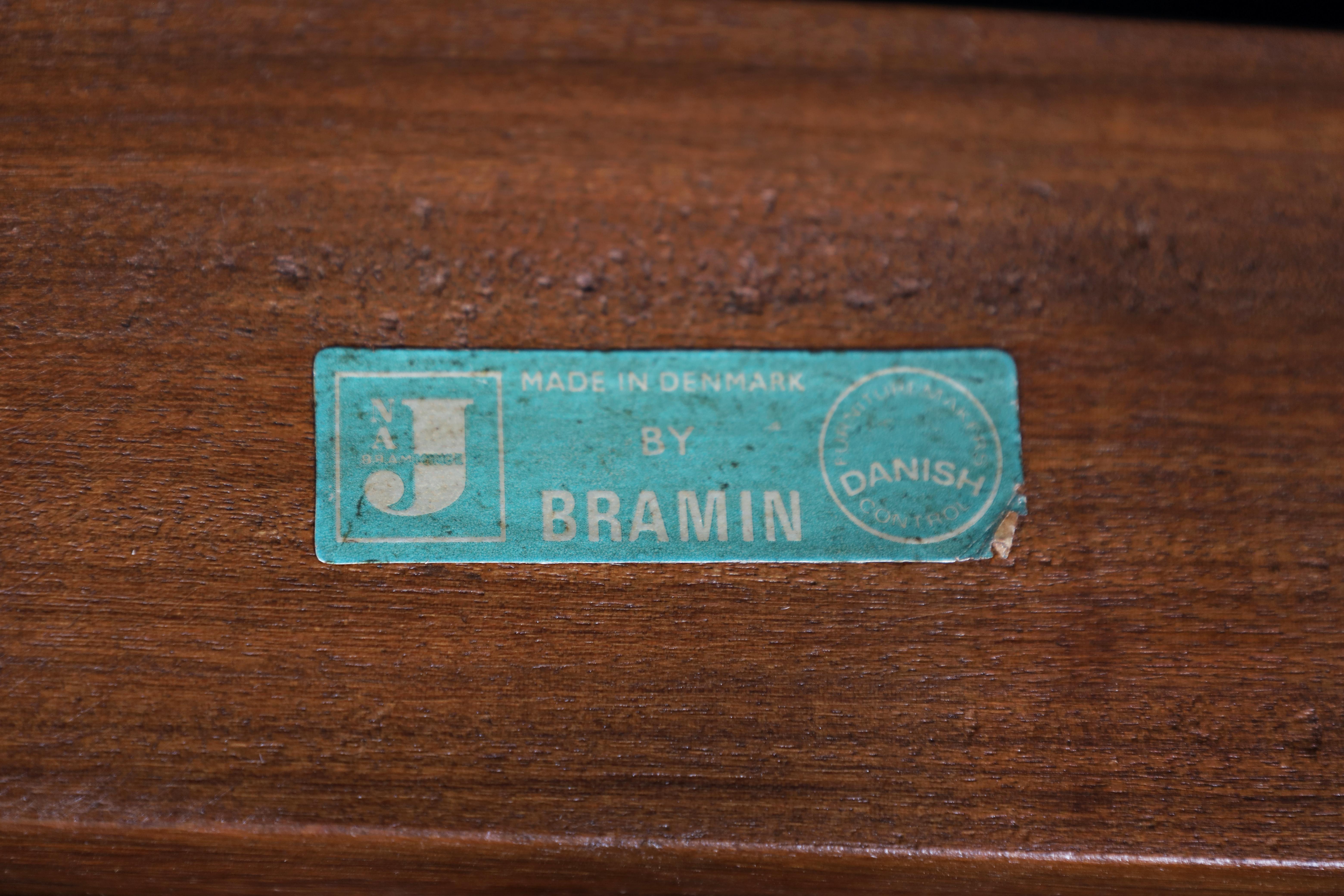 Silla reclinable y otomana de mediados de siglo de H.W. Klein para Bramin en venta 7