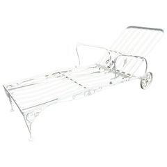 Mid-Century Reclining Sunbather Lounge Chair