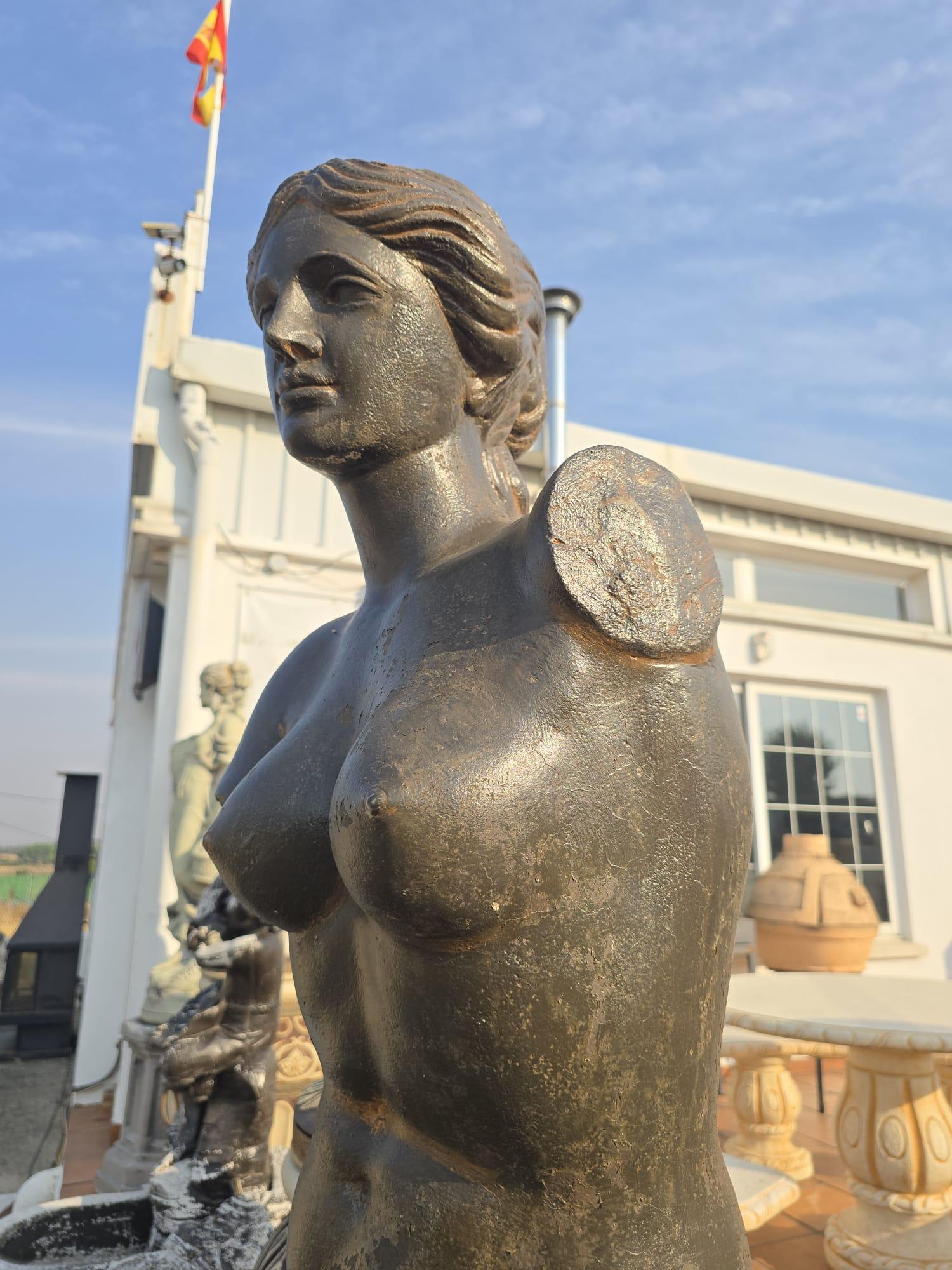 Scultura Venere di Milo in pietra ricostituita di metà secolo, anni '50 in vendita 7