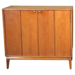 Used Mid-Century Record Cabinet