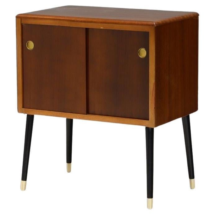 Mid-Century Record Cabinet For Sale