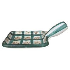 Plat rectangulaire du milieu du siècle de Robert Picault Vallauris