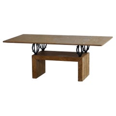Mid Century Rechteckiger Marmor Couchtisch, Made in Italy, 1970er Jahre