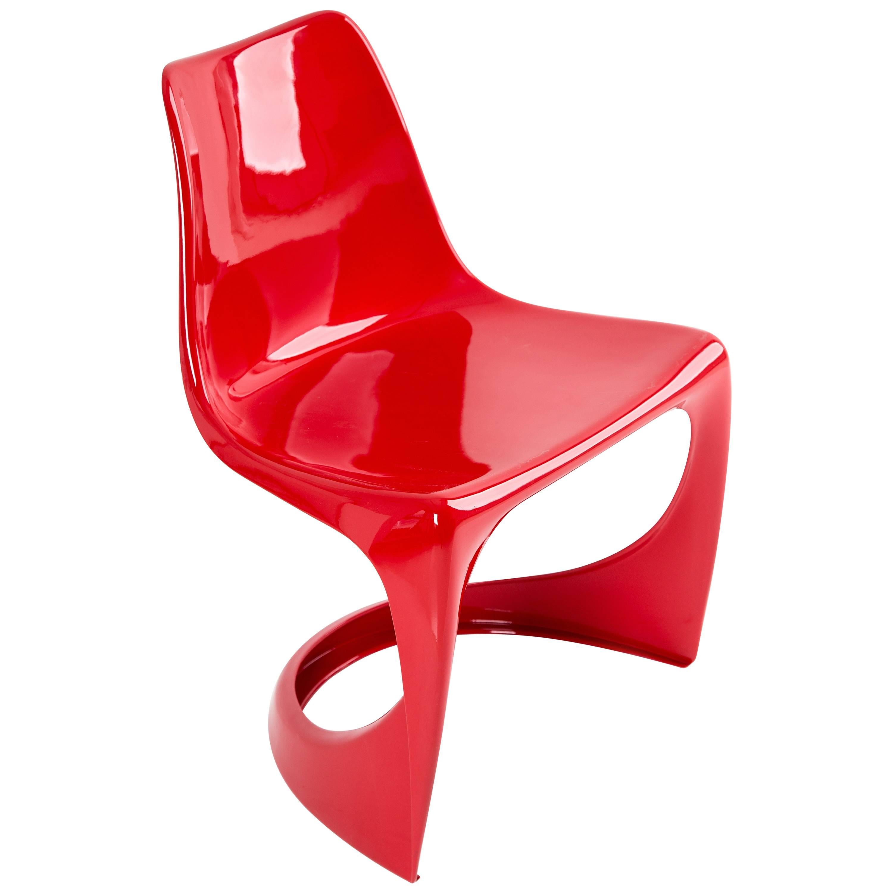 Mid Century Red Cado Chair, Steen Østergaard, Europa, 1960er Jahre