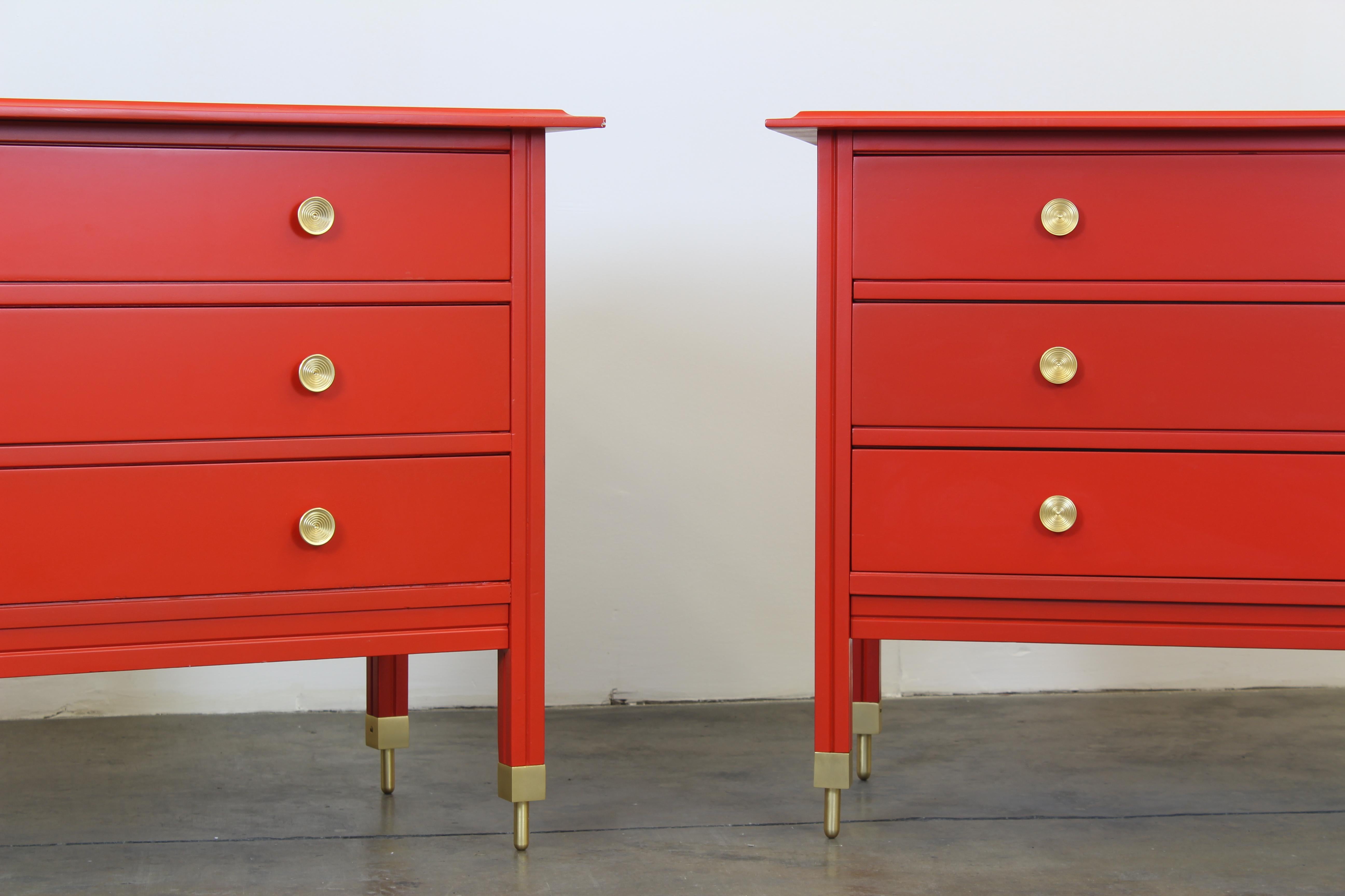 Mid-Century Modern Mid-Century Red Chest of Drawer D154, Carlo de Carli for Sormani, 1963 For Sale