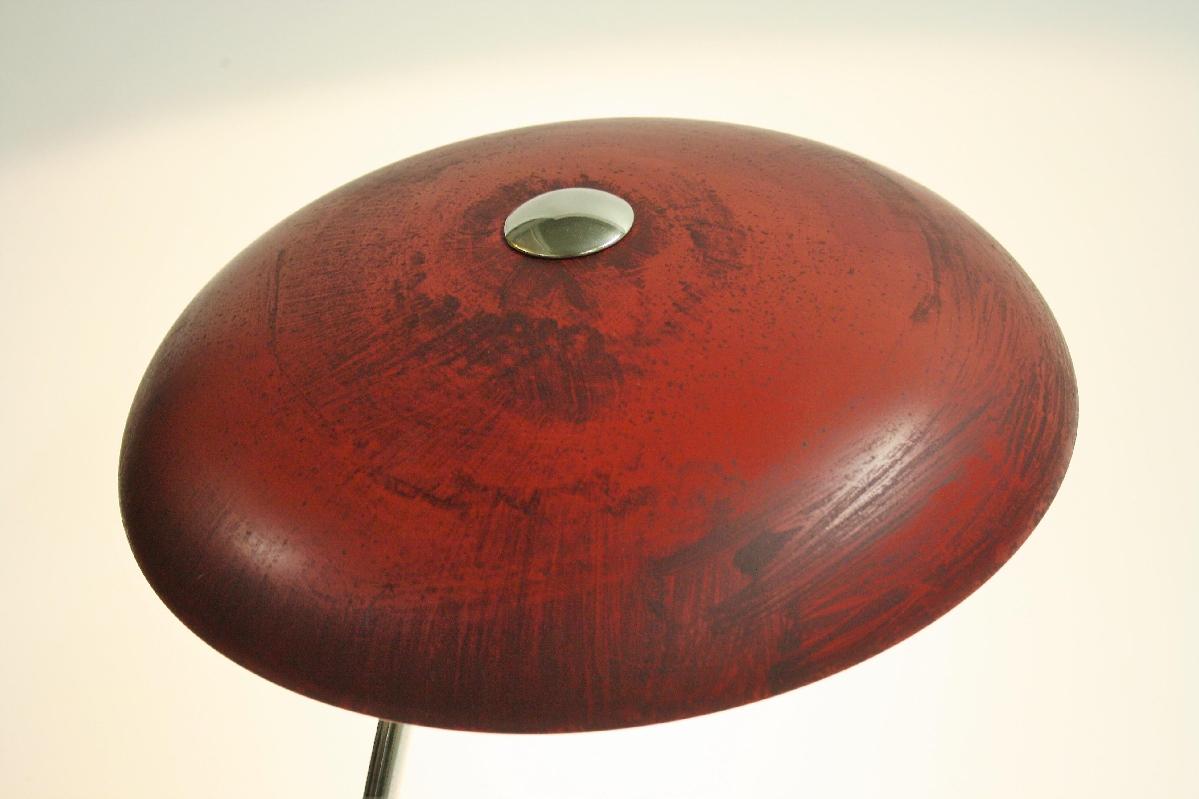 Midcentury Red Desk Lamp, 1950s 3