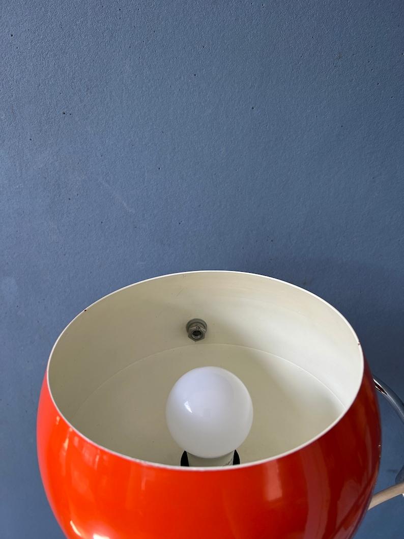 Mid Century Red GEPO Wall Lamp / Eyeball Wall Light, 1970s For Sale 4