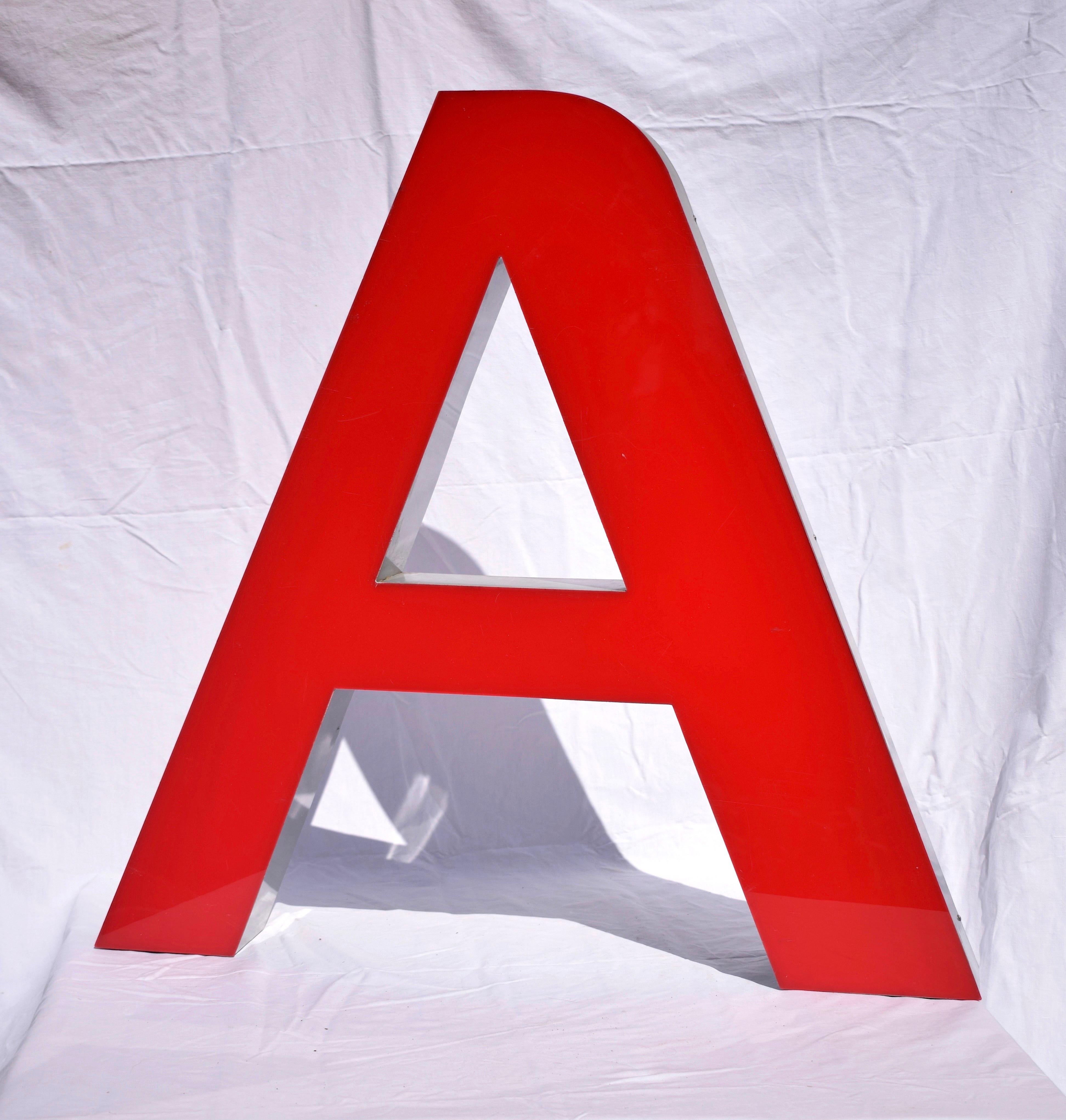 This acrylic LED letter is an electric light sign used for advertisement during the 1960s. It is a classic example of a when advertisement became a fashionable tool to promote not just products but lifestyle, clearly seen through the Pop Art