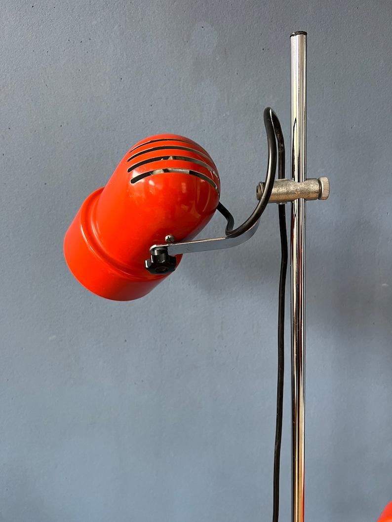 Mid Century Red Space Age Floor Lamp, 1970s For Sale 2