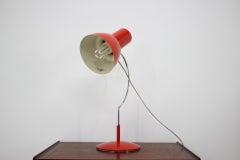 Midcentury Red Table Lamp/ Napako, 1960s