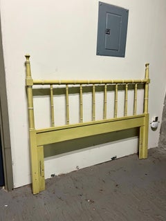Mid Century Regency Faux Bamboo Headboard