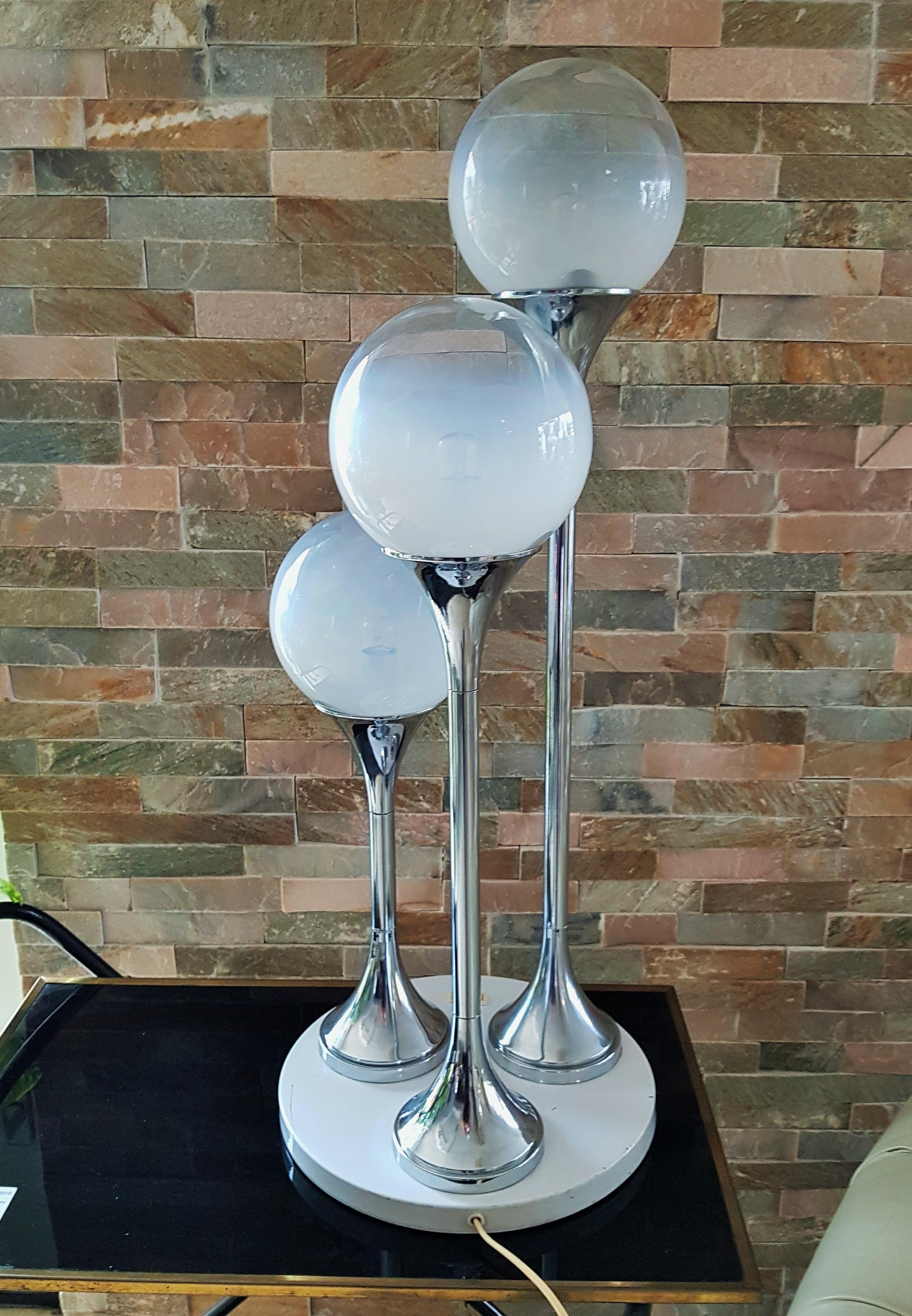 Mid-20th Century Midcentury Reggiani Table Lamp, Italy, 1965 For Sale