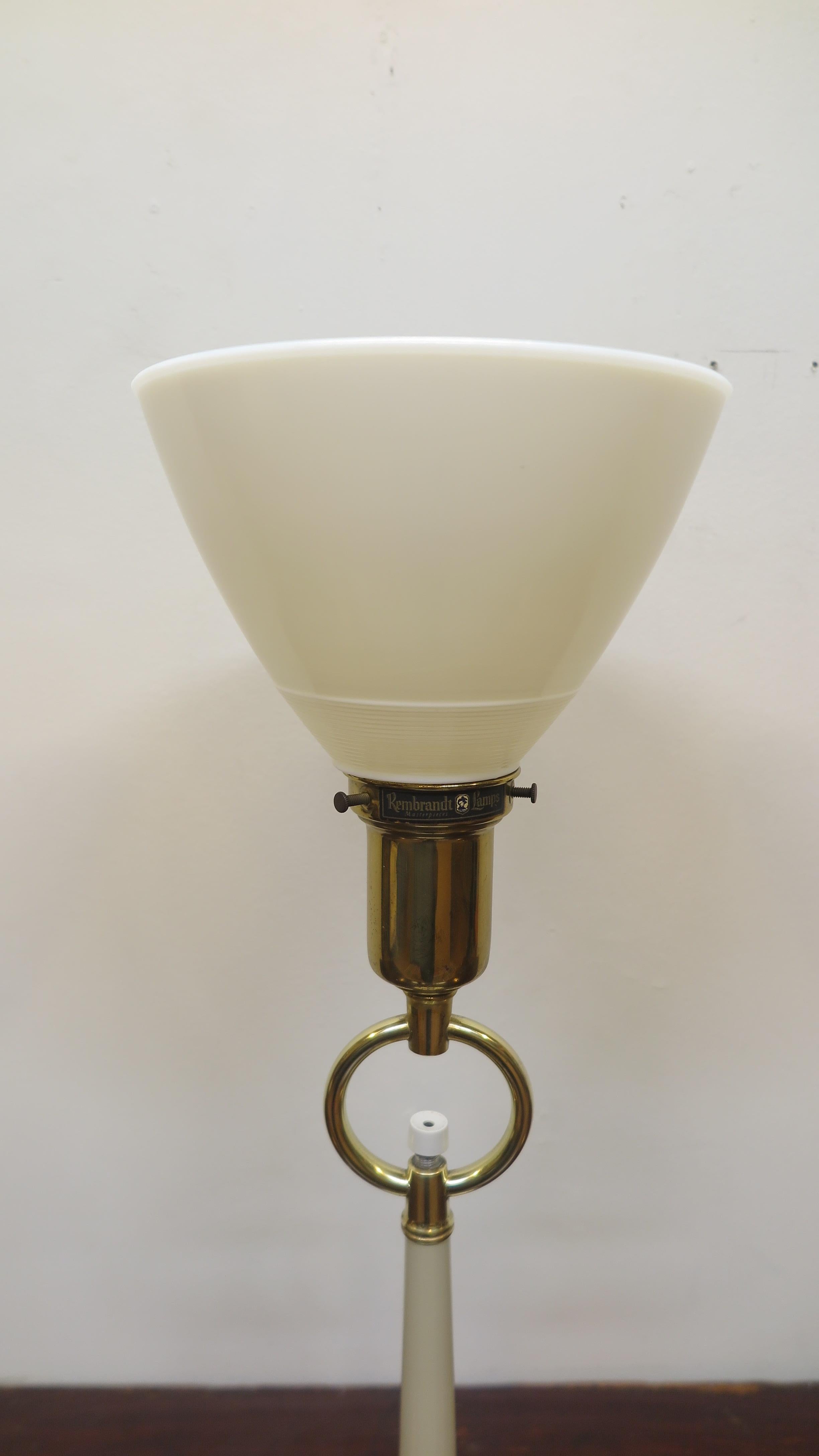 Mid Century Rembrandt Lamp  In Good Condition For Sale In New York, NY