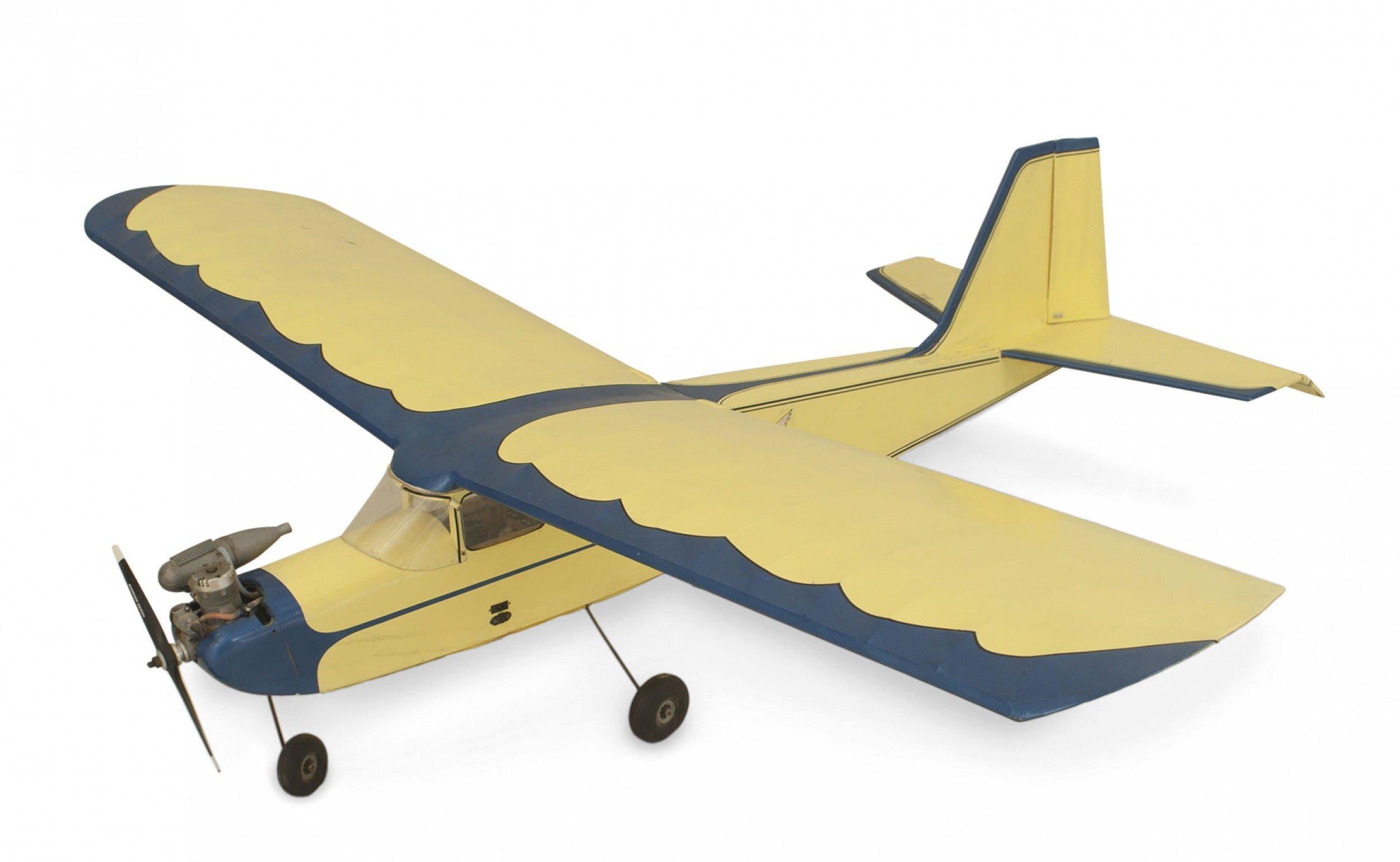 Mid-Century Modern Mid-Century Remote Control Model Airplane For Sale
