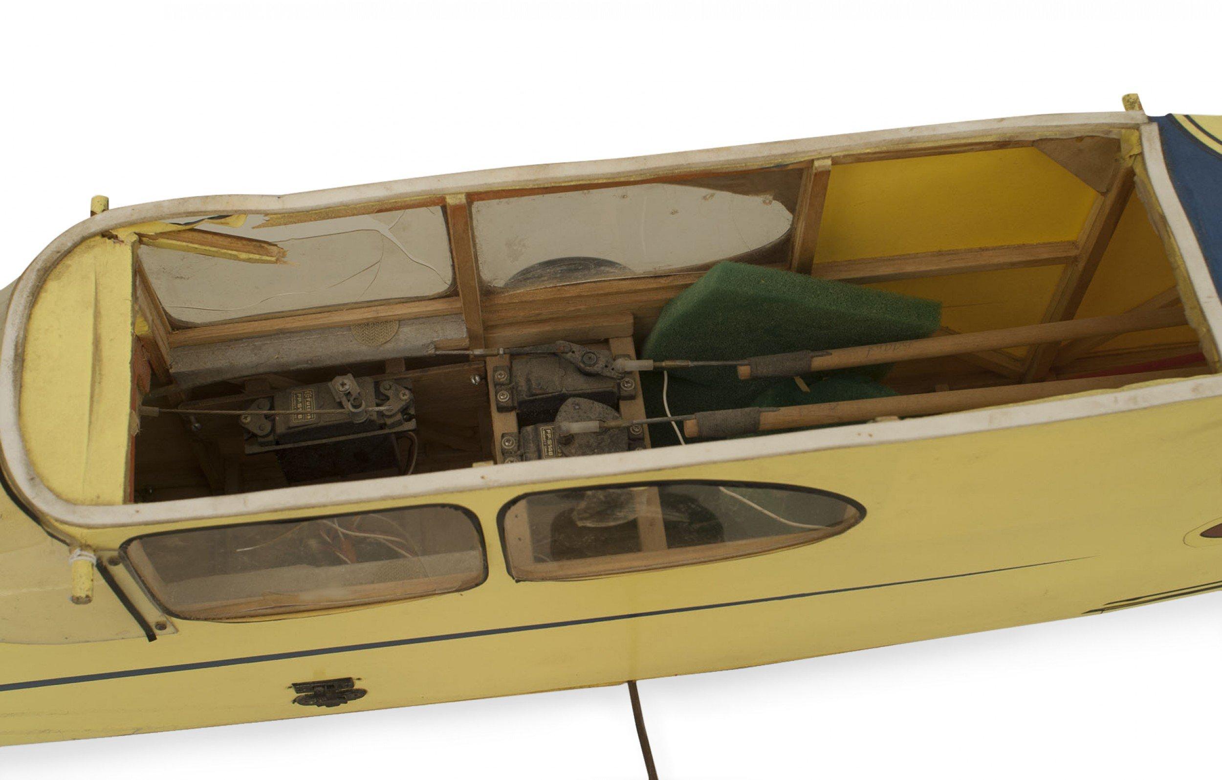 Mid-Century Remote Control Model Airplane In Good Condition For Sale In New York, NY
