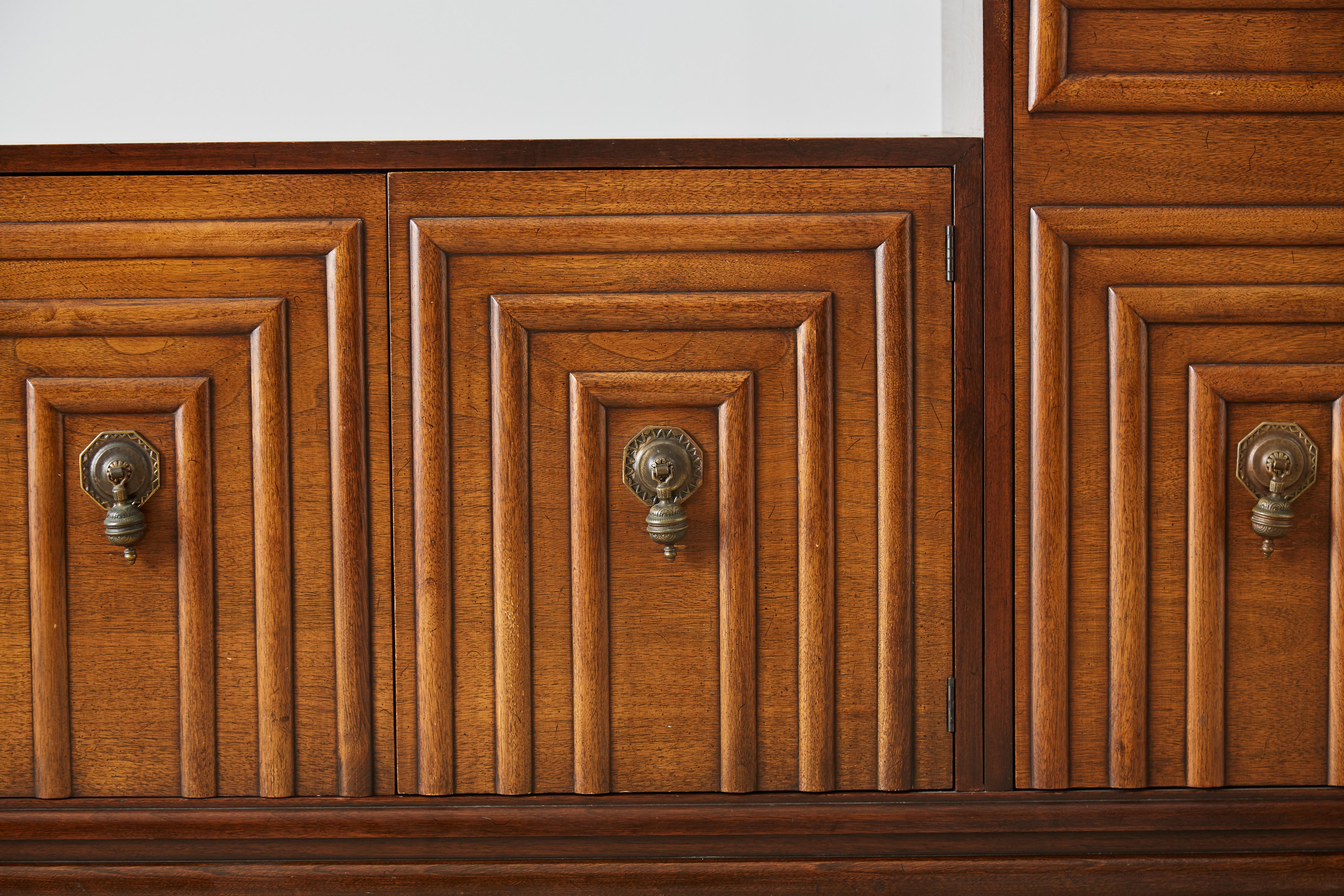 Midcentury Renzo Rutili Walnut Cabinet or Credenza 1