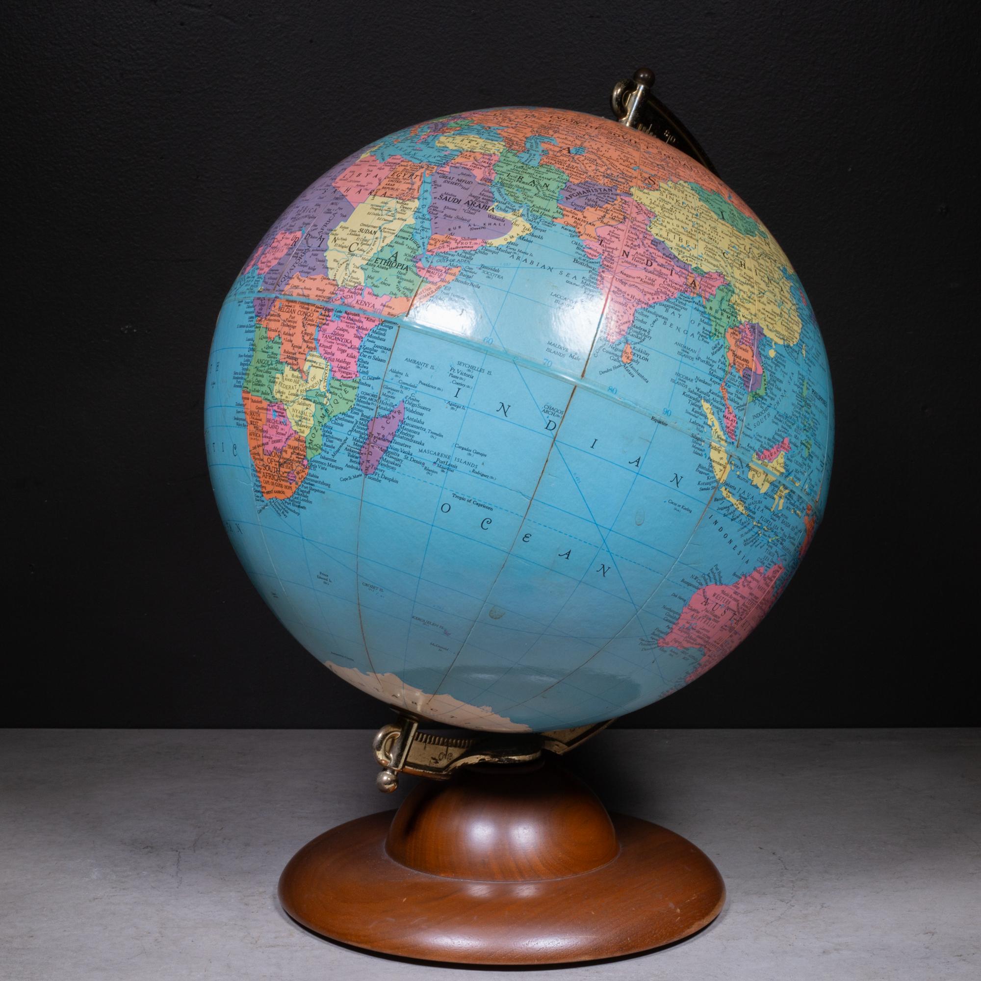 Mid-century Replogle 12 inch Globe c.1950 For Sale at 1stDibs