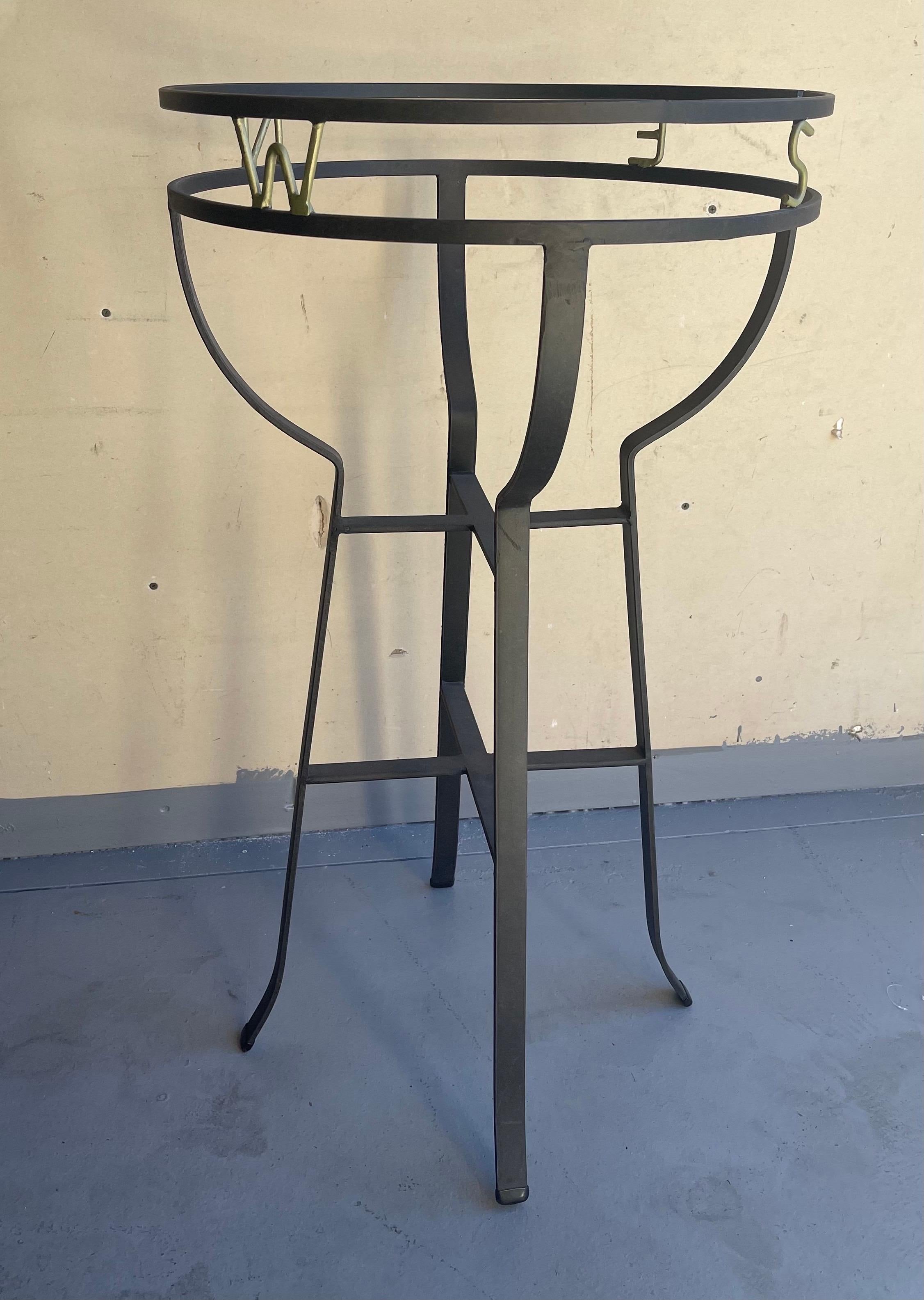 American Mid-Century Replogle Globe on Wrought Iron Base in the Manner of Paul McCobb For Sale