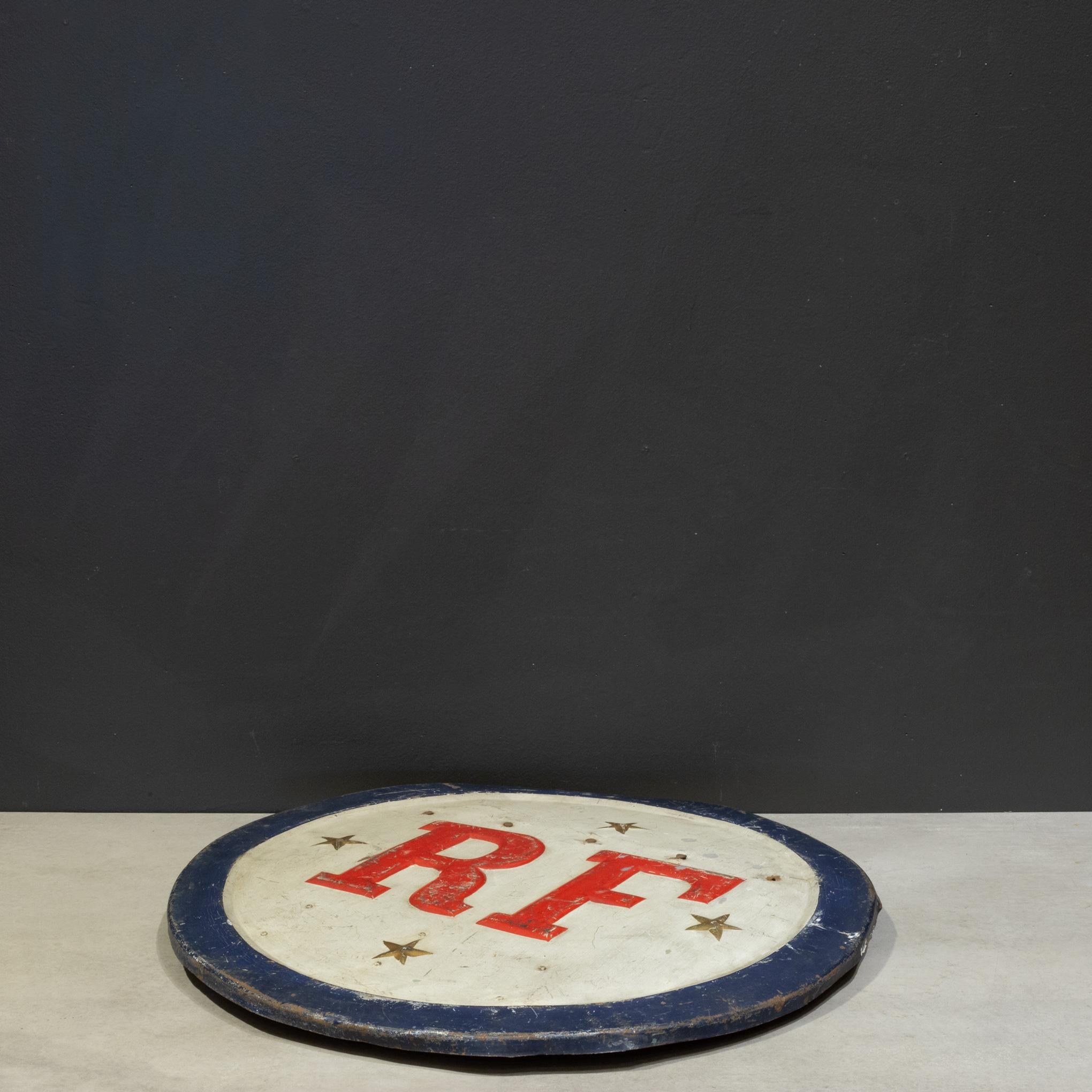 Mid-Century République Francais Metal Flag Holder c.1960s In Good Condition In San Francisco, CA