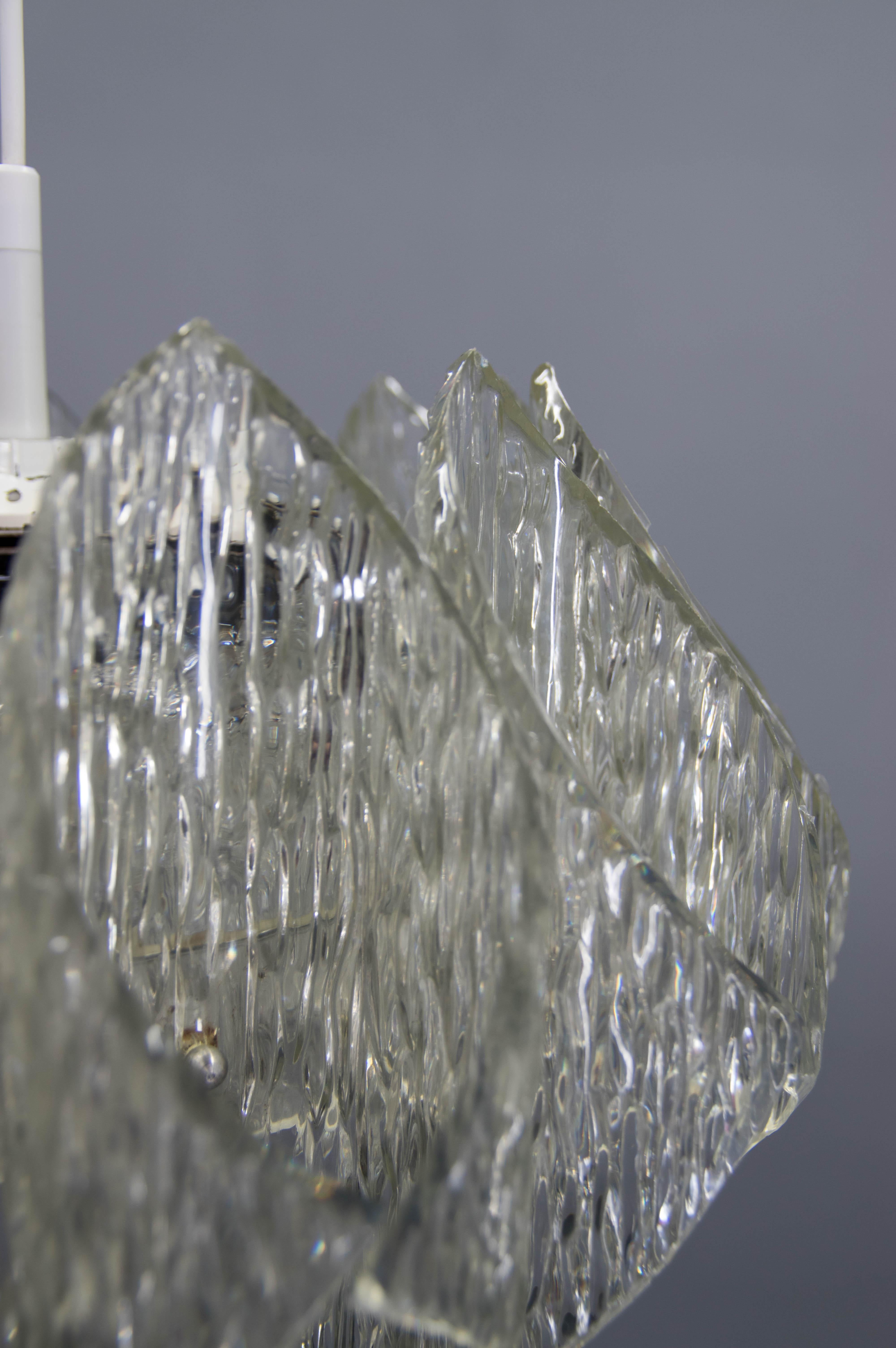 Mid-Century Resin and Glass Pendant, 1960s For Sale 6