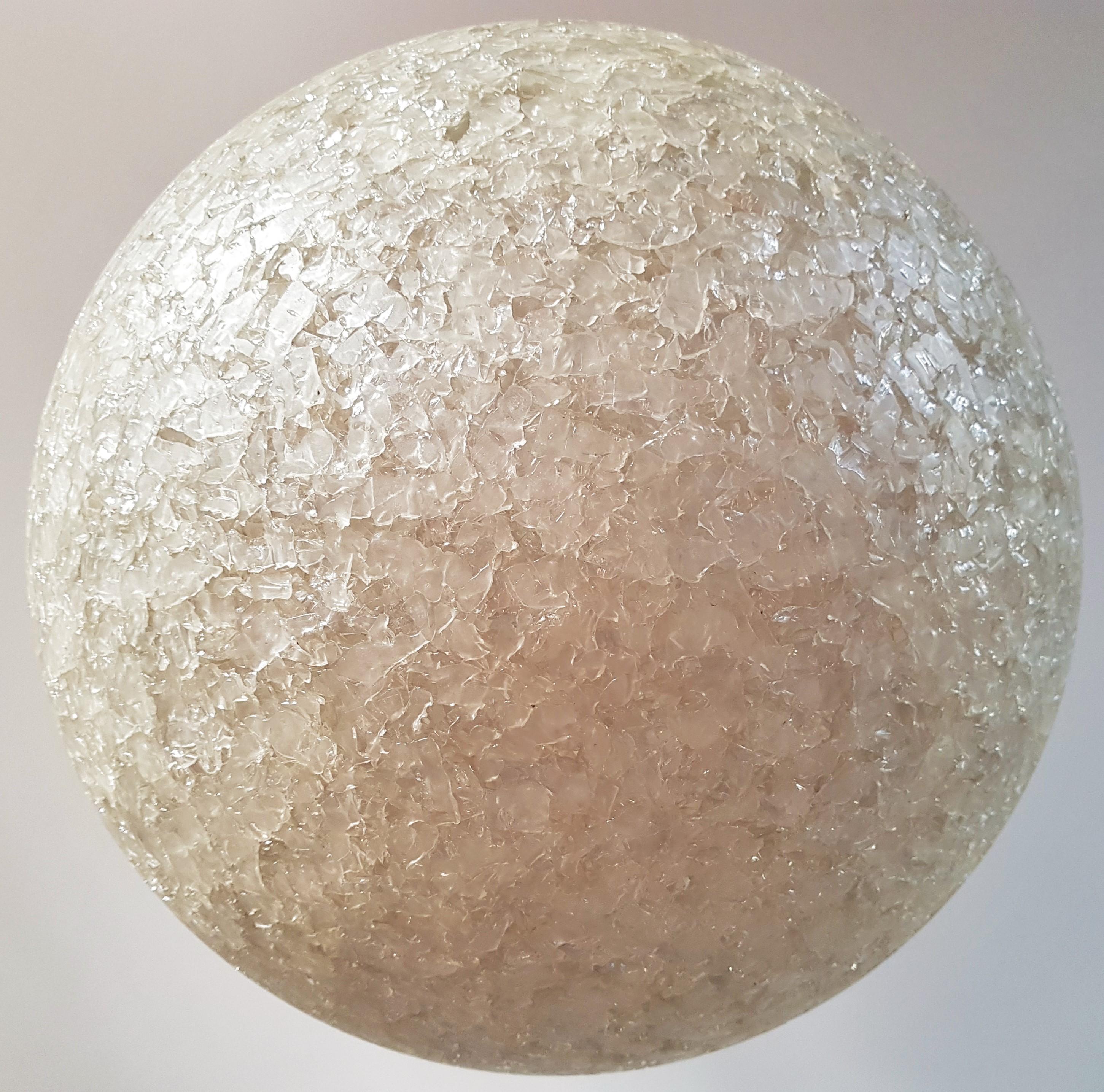 Mid-Century Resin Sugar Ball Sphere Globe Pop Art Lamp, Italy, 1960 For Sale 11